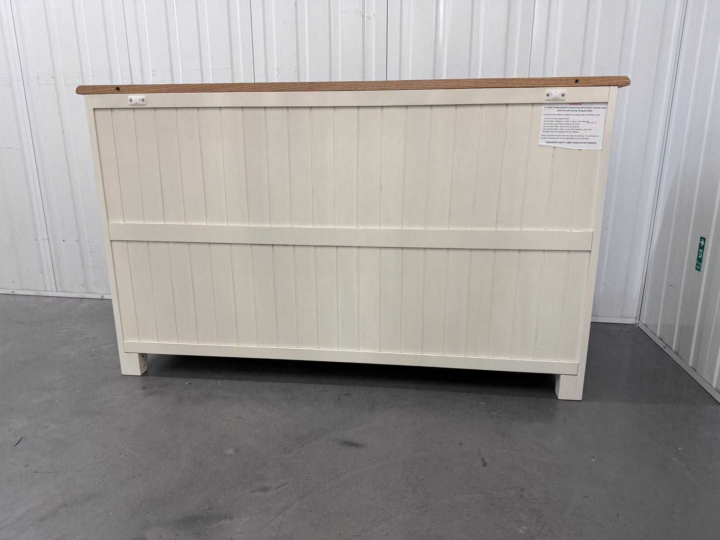 Solid Oak & White Painted Sideboard RRP £649 (No Veneer, MDF Or Chipboard Used)