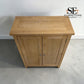 Whitewashed Finish Solid Oak & Oak Veneer Large Shoe Cupboard, Inglesham Range RRP £650