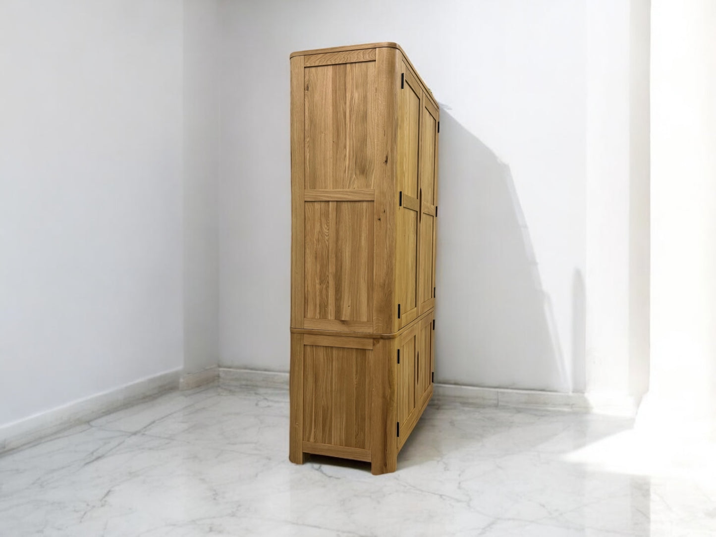Oak Furnitureland Natural Oak Kitchen Larder Romsey Range RRP £1399