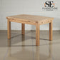 Natural Solid Oak Extending Dining Table, 6 to 8 Seater, Dorset Range From Oak Furnitureland RRP £759