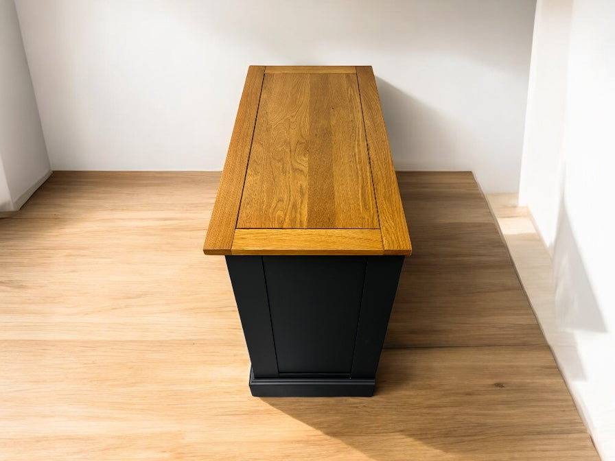 Solid Oak Small Sideboard Highgate Range From Oak Furnitureland RRP £569