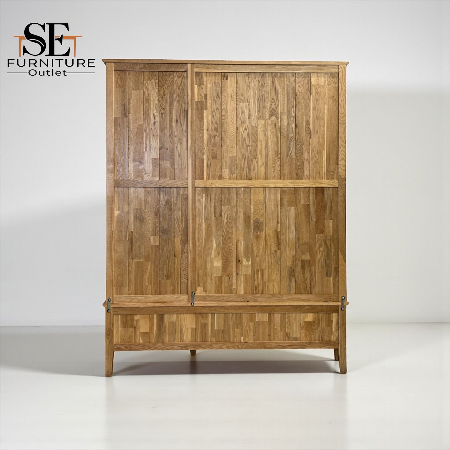Natural Solid Oak Triple Wardrobe Copenhagen Range From Oak Furnitureland RRP £1559