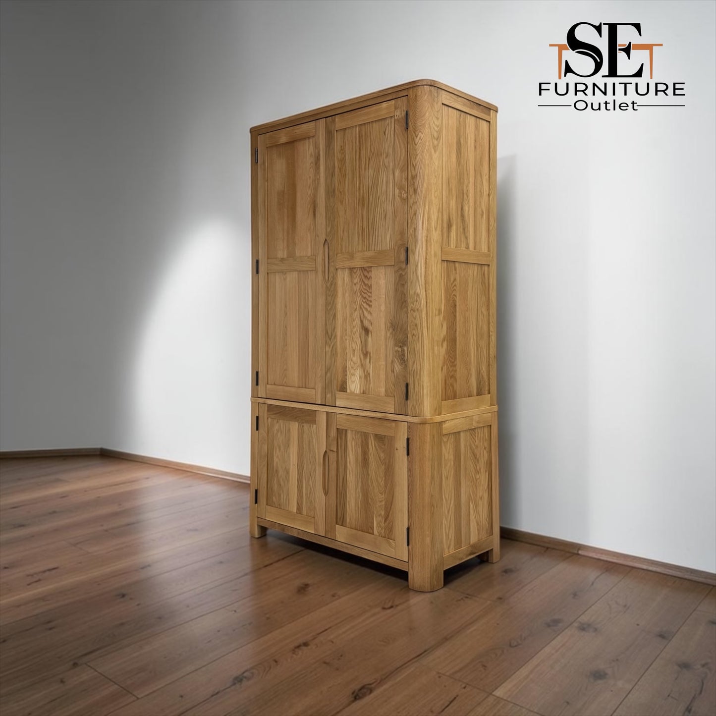Natural Solid Oak Kitchen Larder Romsey Range From Oak Furnitureland RRP £1479
