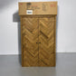 Oak Furnitureland Brushed & Glazed Solid Oak Double Wardrobe Parquet Range RRP £949