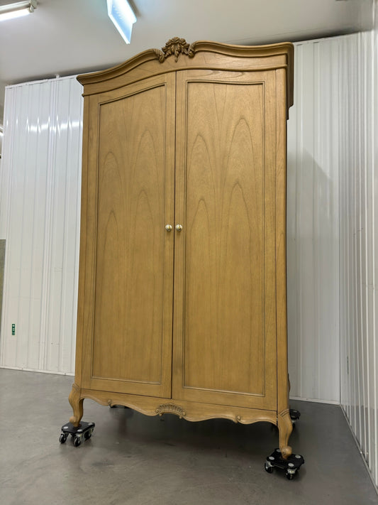 Gallery Direct Weathered Ash Wood Chic Double Wardrobe RRP £1599