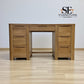 Natural Solid Oak Desk Romsey Range From Oak Furnitureland RRP £649