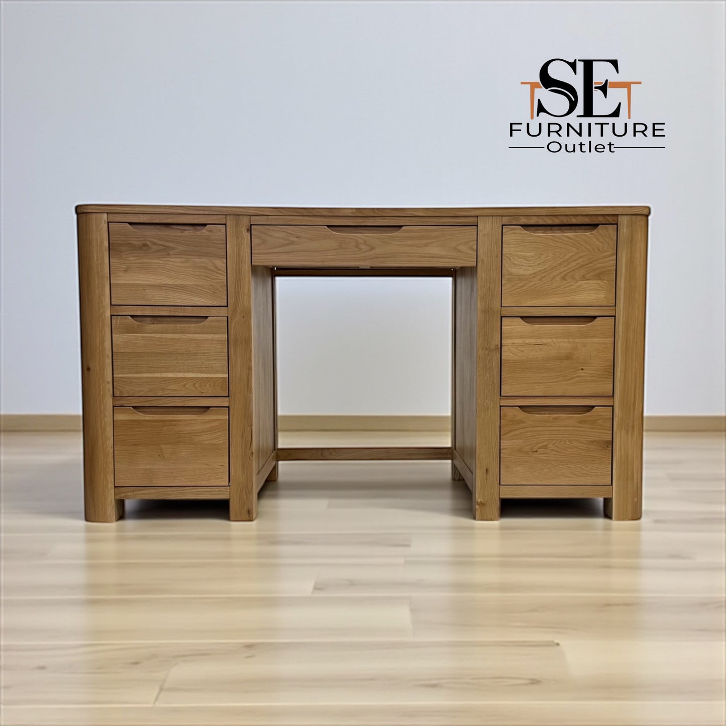 Natural Solid Oak Desk Romsey Range From Oak Furnitureland RRP £649