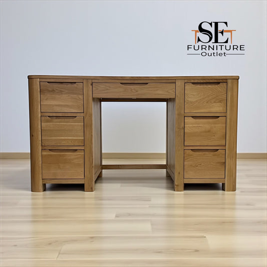 Natural Solid Oak Desk Romsey Range From Oak Furnitureland RRP £649