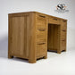Natural Solid Oak Desk Romsey Range From Oak Furnitureland RRP £649