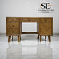 Brushed & Glazed Solid Oak Desk Parquet Range From Oak Furnitureland RRP £649