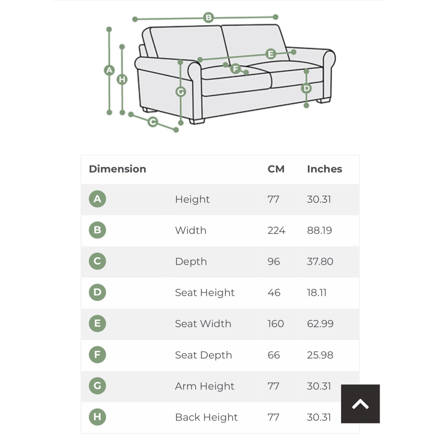 Oak Furnitureland 3 Seater Leather Sofa Montgomery Range RRP £1699