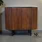 Solid Acacia Wood & Gloss Marble Top Sideboard from Oak Furnitureland RRP £649