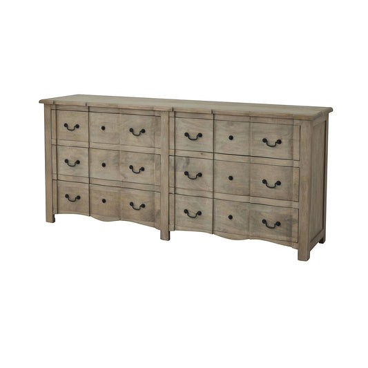 COPGROVE COLLECTION 6 DRAWER  SOLID WOOD FRENCH STYLE CHEST