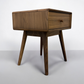 La Redoute Walnut Bedside Table with Drawer