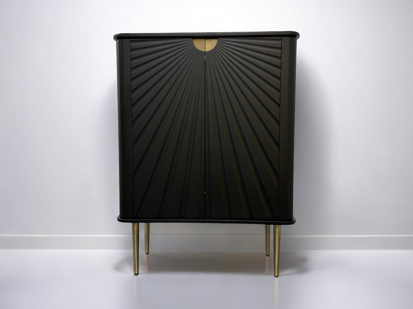 M&S Drinks Cabinet with a Vintage Inspired Starburst Design on the Front Door RRP £549