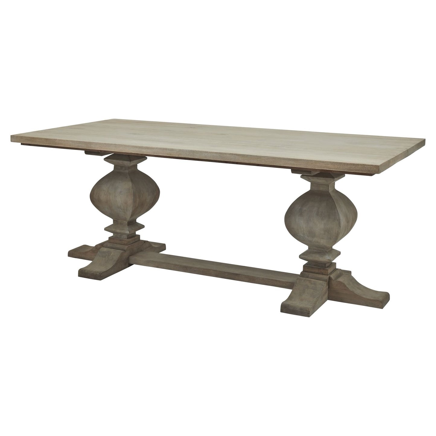 COPGROVE COLLECTION SOLID WOOD FRENCH STYLE DINING TABLE