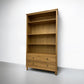 Cotswold Company Solid Oak Frame Large Bookcase with 3 Adjustable Shelves, Elkstone Melow Oak RRP £799