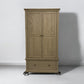 Oak Furnitureland Weathered Oak Double Wardrobe Burleigh Range RRP £999