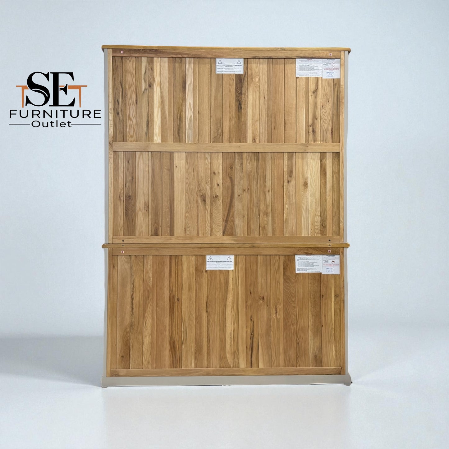 Natural Solid Oak & Painted Large Dresser Henley Range From Oak Furnitureland RRP £1389