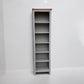 Cotswold Company Solid Wooden Frame & Grey Painted Slim Bookcase