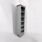 Cotswold Company Solid Wooden Frame & Grey Painted Slim Bookcase