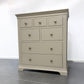 Cotswold Company Solid Wood & Grey Painted 7 Drawer Chest RRP £699