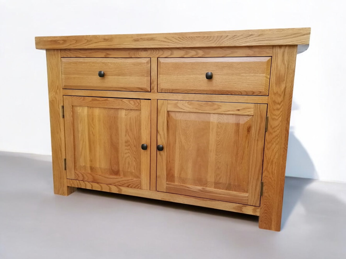 Oak Furnitureland Rustic Solid Oak Sideboard Hercules Range RRP £599