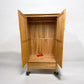 Oak Furnitureland Natural Solid Oak Double Wardrobe Copenhagen Range RRP £879