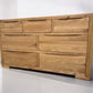 Solid Oak 7 Drawer Chest w/Curved Edges and Corners w/Dovetail Joints RRP £879