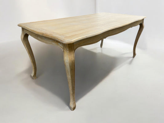 Cotswold Company Camille Limewash Oak 6 Seater Dining Table RRP £895