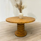 Soho Home Rutland Large Dining Table, Mappa Burl, 6 Seater RRP £3500