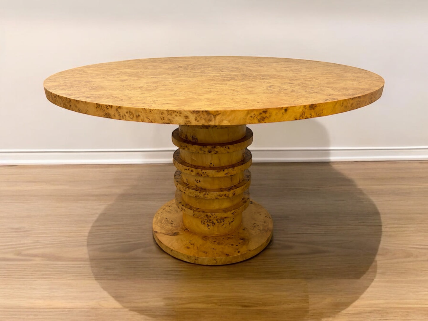 Soho Home Rutland Large Dining Table, Mappa Burl, 6 Seater RRP £3500