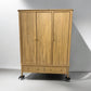 Oak Furnitureland Light Natural Solid Oak Triple Wardrobe Newton Range RRP £1549