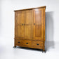 Oak Furnitureland Solid Oak Triple Wardrobe Original Rustic Range RRP £1349