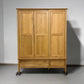 Oak Furnitureland Natural Solid Oak Triple Wardrobe Copenhagen Range RRP £1499