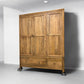 Oak Furnitureland Solid Mango Wood Triple Wardrobe Lyla Range RRP £1449