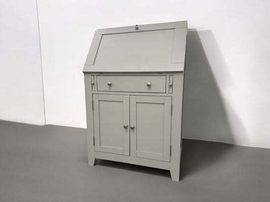 Cotswold Company WhiteWash Oak Top & Grey Painted Writing Bereau RRP £799