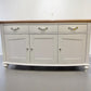 Bentleys Pale Oak Top & Painted Bow Fronted Sideboard RRP £1199