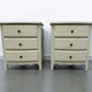 Solid Oak French Grey Painted Bedside Tables RRP £399 Each