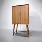 Oak Furnitureland Solid Oak Drinks Cabinet Ellipse Range RRP £649