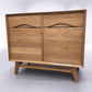 Oak Furnitureland Natural Solid Oak Sideboard Ellipse Range RRP £549