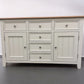 Solid Oak & White Painted Sideboard RRP £649 (No Veneer, MDF Or Chipboard Used)