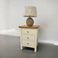 Cotswold Company Oak Top & Classic Cream Painted 3 Drawer Bedside Table