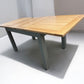 Cotswold Company Oak & Grey Painted 4-6 Seater Extending Dining Table RRP £675