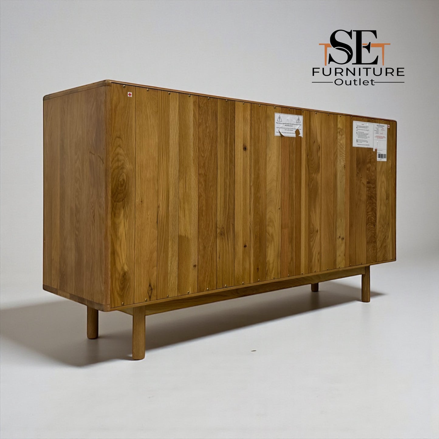 Solid Oak Large Sideboard Belgrave Range From Oak Furnitureland RRP £829