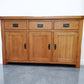 Oak Furnitureland Rustic Solid Oak Sideboard Original Rustic Range RRP £569