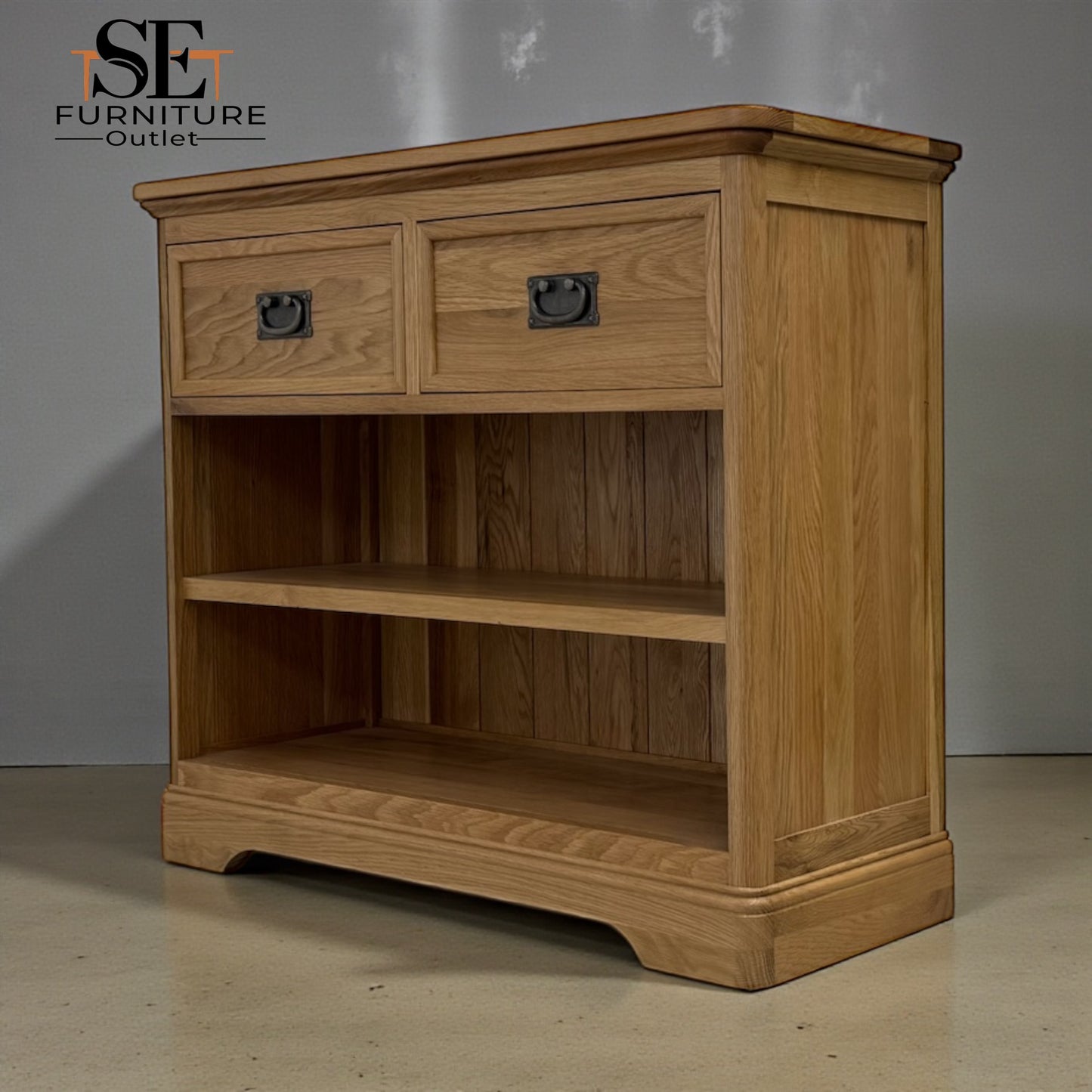 Solid Oak Small Bookcase, Traditionally Crafted with Solid Oak with no Veneer, MDF or Chipboard Used