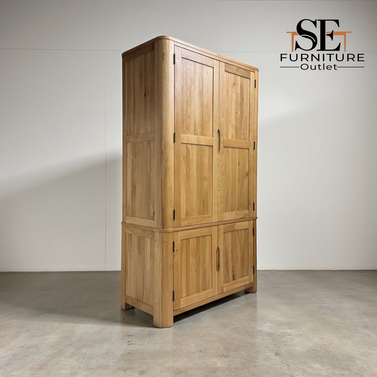 Natural Solid Oak Kitchen Larder Romsey Range From Oak Furnitureland RRP £1399