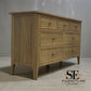 Light Natural Solid Oak 7 Drawer Chest, Newton Range From Oak Furnitureland RRP £679