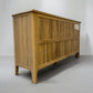 OAK FURNITURELAND LIGHT NATURAL SOLID OAK LARGE SIDEBOARD NEWTON RANGE RRP £649